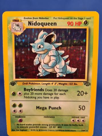 Nidoqueen 7/64 - Jungle (1st edition) beschikbaar voor biedingen
