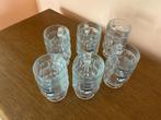 Set van 6 Oude bierglazen- Brugs Tarwebier, Ophalen, Nieuw, Bierglas