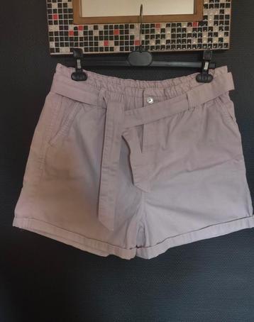 Zomershort lichtroze katoen Camaieu 44