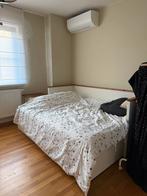 IKEA bedbank (Hemnes) + nachtkastje, Ophalen, Verstelbaar, 90 cm, Tweepersoons