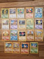 54 WOTC Pokémon cards - Base, jungle, fossil and Rocket, Ophalen of Verzenden, Gebruikt