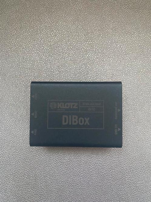 ️ Boîtier DI Box Klotz DX10 – Transformateur passif, Muziek en Instrumenten, Mengpanelen, Nieuw, Ophalen of Verzenden