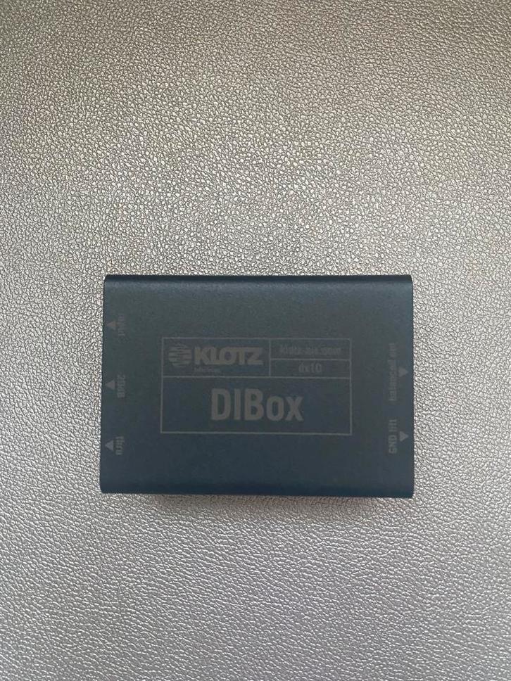 ️ Boîtier DI Box Klotz DX10 – Transformateur passif, Muziek en Instrumenten, Mengpanelen, Nieuw, Ophalen of Verzenden