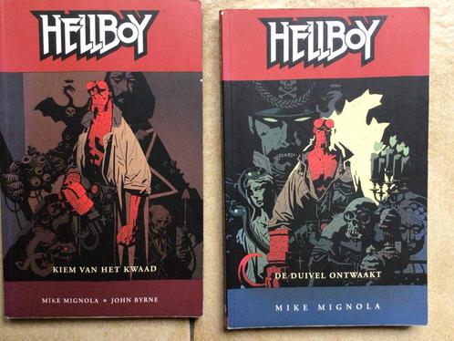 Hell boy 1& 2 “ Kiem van het kwaad / De duivel ontwaakt”, Boeken, Strips | Comics, Gelezen, Meerdere comics, Amerika, Ophalen of Verzenden