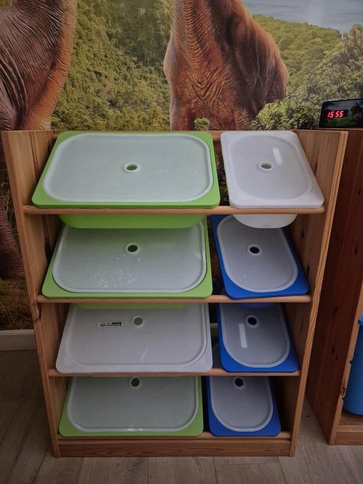 Rek met bakken – ideaal voor de kinderkamer, Kinderen en Baby's, Kinderkamer | Overige Meubels, Zo goed als nieuw, Overige typen