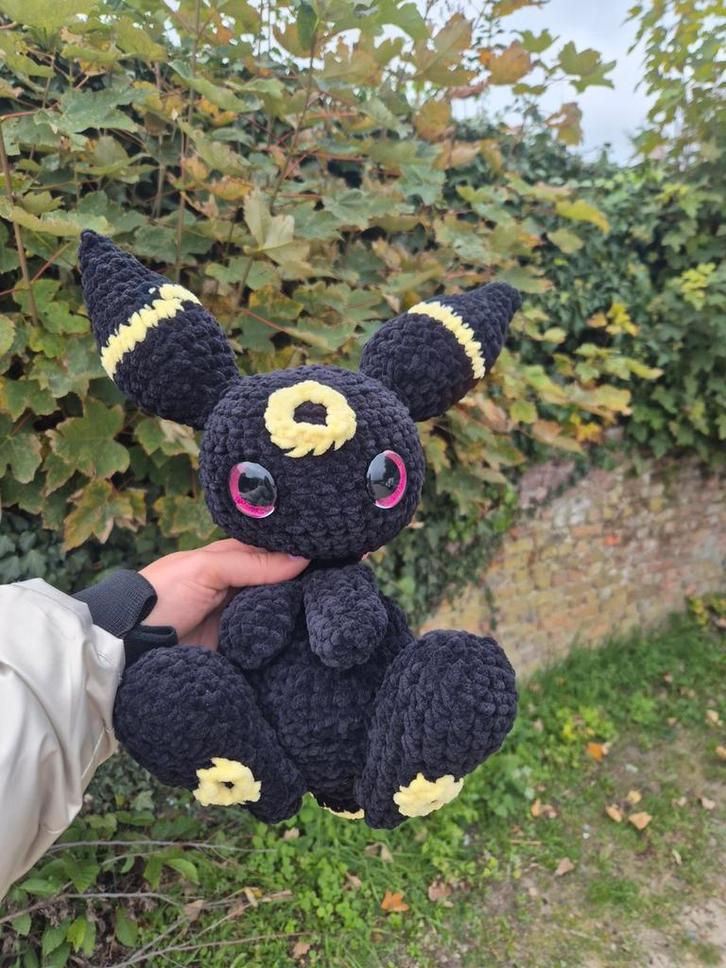 Handgemaakte knuffels pokemon, Espeon, Umbreon, Leafleon, Kinderen en Baby's, Speelgoed | Knuffels en Pluche, Nieuw, Ophalen of Verzenden