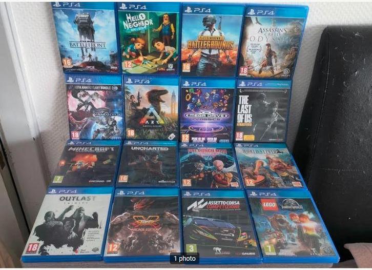 jeu playstation 4 voir description pour prix, Games en Spelcomputers, Games | Sony PlayStation 4, Zo goed als nieuw, Ophalen of Verzenden