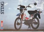 Cyclomoteur Yamaha Sting brochure publicitaire collection, Boeken, Motoren, Verzenden, Gelezen