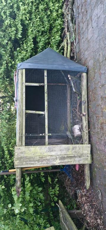 Vogelhok op te knappen GRATIS, Dieren en Toebehoren, Ophalen, Gebruikt, Hout