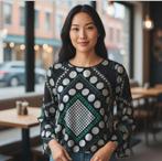 ✨️M&S Blouse Maat S - Met BUNDELKORTING‼️✨️, Kleding | Dames, Blouses en Tunieken, Zwart, Ophalen of Verzenden, Zo goed als nieuw