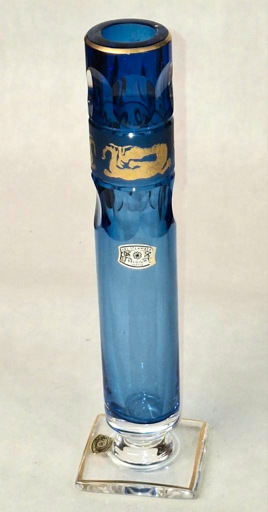 VASE CRISTAL VAL SAINT LAMBERT "DANSE DU DRAGON", Antiquités & Art, Antiquités | Vases, Enlèvement ou Envoi