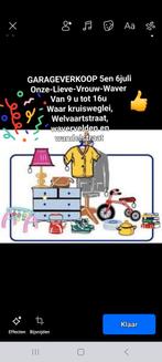 Garageverkoop, Diversen, Ophalen, Gebruikt