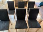 8 eetkamerstoelen, Huis en Inrichting, Stoelen, Ophalen, Gebruikt, Zwart, Modern