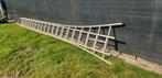 Tweedelige ladder (2x 5m), uitschuifbaar, Ophalen, Gebruikt, Ladder, 4 meter of meer