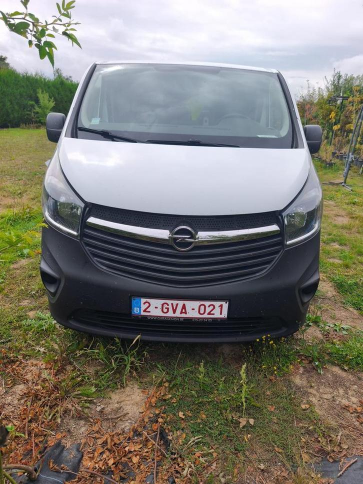 Opel Vivaro, Auto's, Bestelwagens en Lichte vracht, Particulier, Opel, Diesel, Euro 6, 4 deurs, Handgeschakeld, Wit, Zwart, Stof