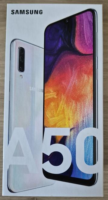 Samsung Galaxy A50 smartphone 4G LTE wit disponible aux enchères