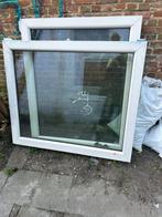 Ramen pvc dubbel beglazing goeie staat 2 stuks 103x108cm, Ophalen, Gevelraam of Ruit, Gebruikt, 80 tot 120 cm