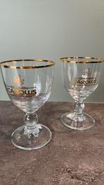 2 Gouden Carolus glazen 15 cl, Verzamelen, Ophalen, Nieuw, Bierglas