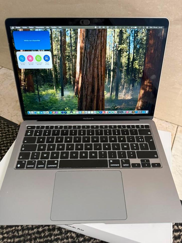 Macbook air 13 m1 16 GB 2000 giga, Computers en Software, Apple Macbooks, Zo goed als nieuw, MacBook, 13 inch, Ophalen of Verzenden