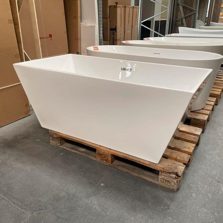 Rechthoekig bad acryl 150x75x58 nr38, Huis en Inrichting, Woonaccessoires | Overige, Nieuw, Ophalen of Verzenden