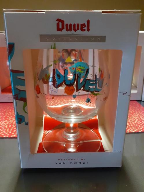 1x Duvel Yan Sorgi, 1x Duvel Letman, Verzamelen, Glas en Drinkglazen, Zo goed als nieuw, Ophalen