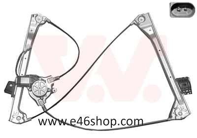 Raammechaniek links met motor BMW E46 Coupe Cabrio nieuw, Auto-onderdelen, Ruiten en Toebehoren, BMW, Nieuw, Ophalen of Verzenden