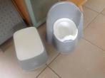 Set Babybjörn WC potje + opstapkrukje grijs, Kinderen en Baby's, Ophalen of Verzenden, Zo goed als nieuw