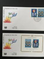 FDC vn new york zegels 346/47 + BL 7 uit 1980, Verzenden, Gestempeld
