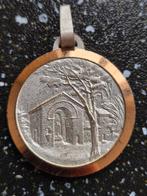 Oude religieuze medaille — ND de Beauraing (goud en zilver), Ophalen of Verzenden, België, Zilver