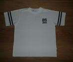 Wit tshirt met print (128), Jongen, Ophalen of Verzenden, Zo goed als nieuw, Shirt of Longsleeve
