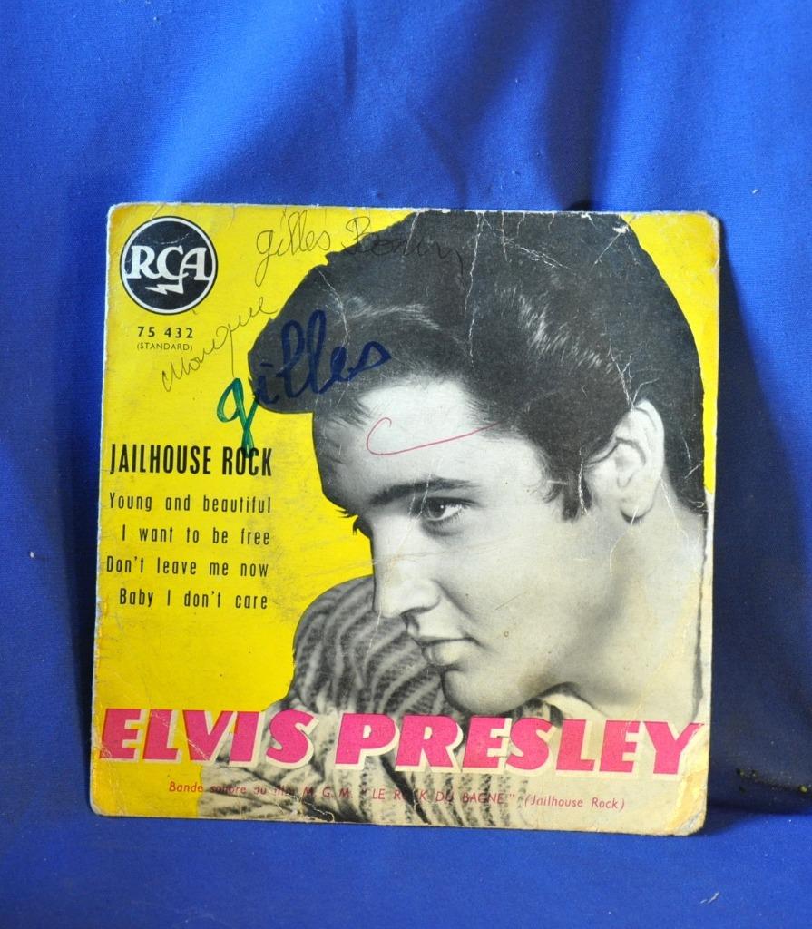 disque vintage 45 tours elvis presley  (x20151), Cd's en Dvd's, Vinyl | Rock, Gebruikt, Poprock, Ophalen of Verzenden