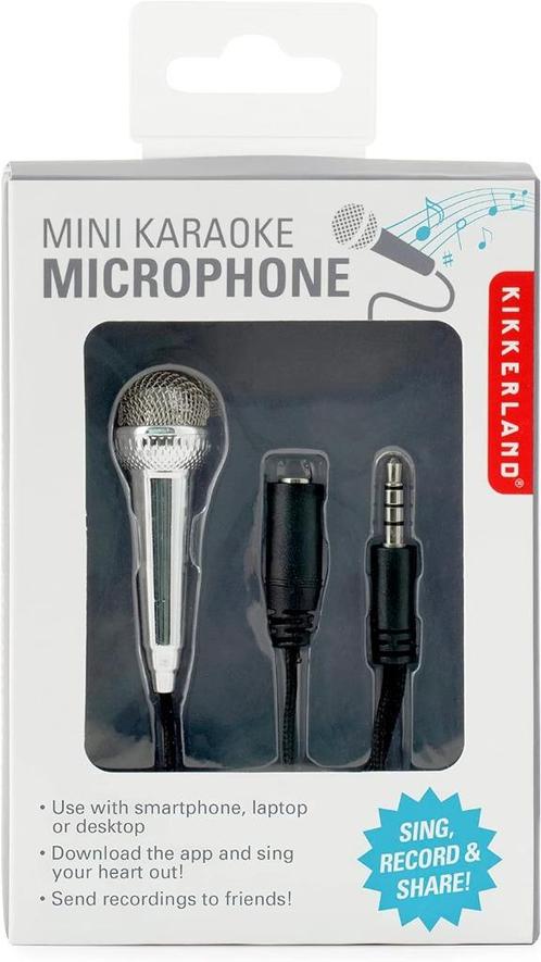 Gloednieuwe Kikkerland karaoke-minimicrofoon, Audio, Tv en Foto, Hoofdtelefoons, Nieuw, Overige merken, Ophalen of Verzenden