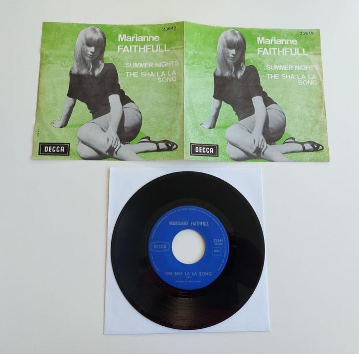 Marianne Faithfull: 'Summer Nights' (Belgische single), CD & DVD, Vinyles | Pop, Utilisé, 1960 à 1980, Autres formats, Enlèvement ou Envoi