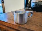 2 mini melkpotjes 2cl, Antiek en Kunst, Antiek | Tin, Ophalen of Verzenden