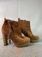 K&S Plateau-Boots Echt leer Bruin - Boho Style - Maat 6 / 39, Kleding | Dames, Schoenen, Bruin, Verzenden, Lage of Enkellaarzen
