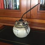 Zeldzame antieke Chinese opium pot compleet. porselein brons, Antiek en Kunst, Ophalen of Verzenden