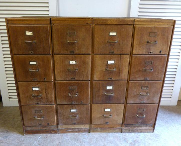 Belle commode ancienne en chêne, classeur, Antiquités & Art, Antiquités | Meubles | Armoires, Enlèvement