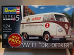 Revell (07677): Volkwagen VW T1 Dr. Oetker au 1/24, Hobby & Loisirs créatifs, Revell, Plus grand que 1:32, Voiture, Enlèvement ou Envoi