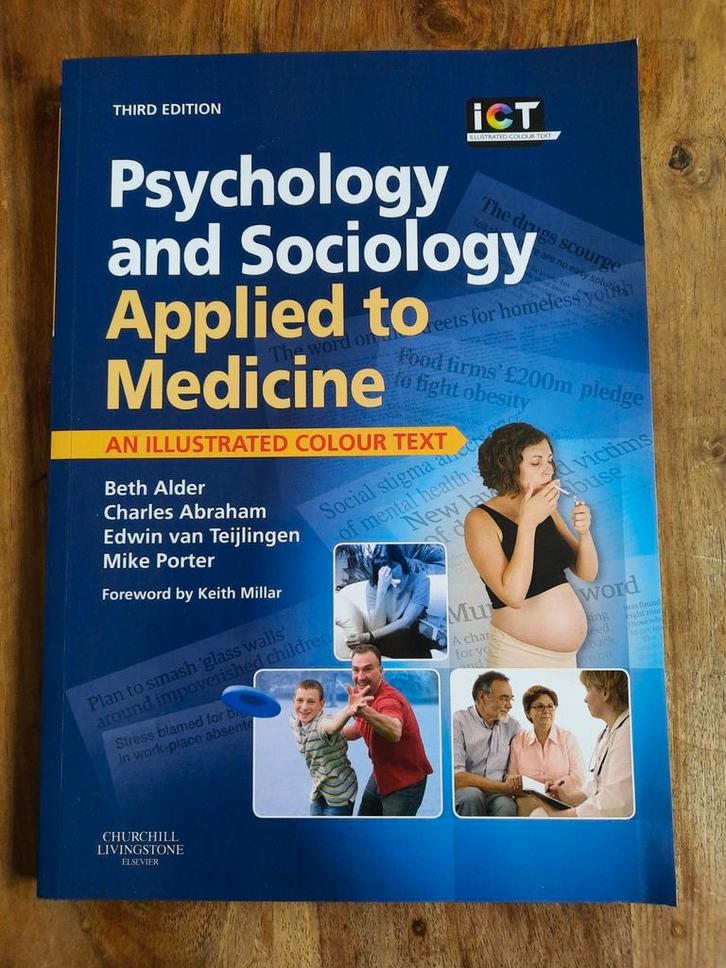 Psychologie and Sociology - Applied to Medicine, Boeken, Studieboeken en Cursussen, Zo goed als nieuw, Ophalen
