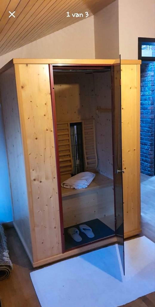 Physiotherm Pro Fit II infraroodcabine, Sport en Fitness, Sauna, Zo goed als nieuw, Ophalen