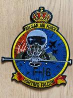Belgian Air Force - F16 - Fighting Falcon, Collections, Aviation, Comme neuf, Écusson, Insigne ou Logo, Enlèvement ou Envoi