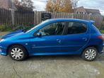 Peugeot 206 diesel 1.4, Auto's, Voorwielaandrijving, Stof, 50 kW, Blauw