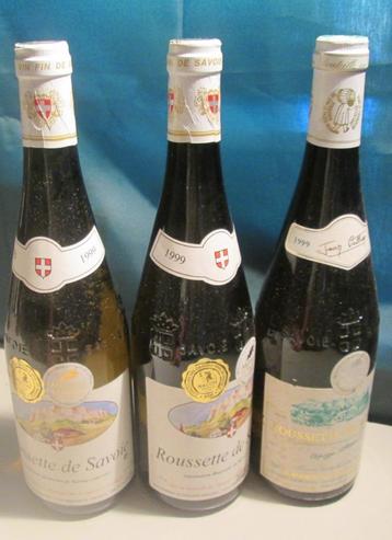 3x Roussette de Savoie - 1999 beschikbaar voor biedingen