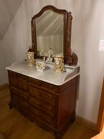 Commode en 2 nacht tafels., Huis en Inrichting, Tafels | Kaptafels, Ophalen, Zo goed als nieuw