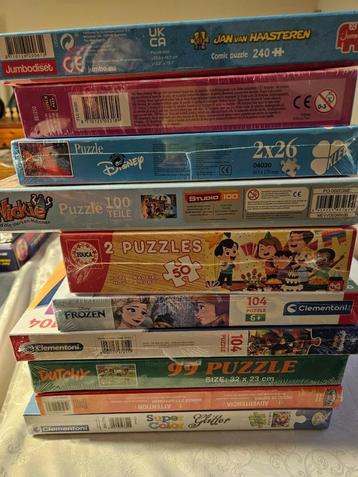 Nieuwe kinderpuzzels vanaf 2 euro per stuk beschikbaar voor biedingen