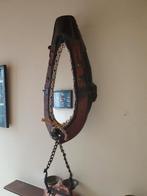 Goreau avec miroir, Antiek en Kunst, Antiek | Spiegels, Ophalen, Ovaal, Minder dan 100 cm