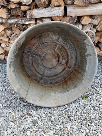 Oude zinken teil/badkuip  waterdicht, Enlèvement, Comme neuf