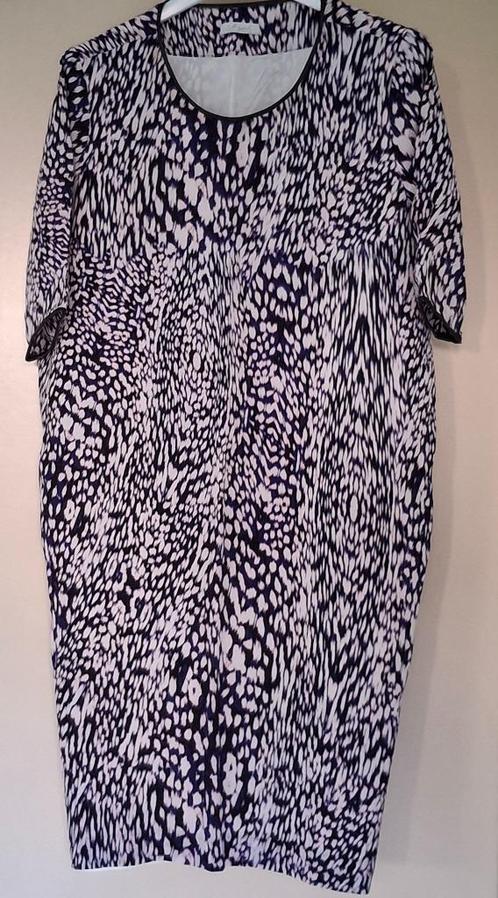 100 % zijden jurk 'IHEART' (paars)  - maat M (40), Kleding | Dames, Jurken, Zo goed als nieuw, Maat 38/40 (M), Paars, Boven de knie