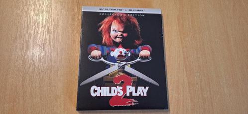 Child's Play 2 (UHD 4K Blu-ray) US import in nieuwstaat, CD & DVD, Blu-ray, Comme neuf, Horreur, Envoi
