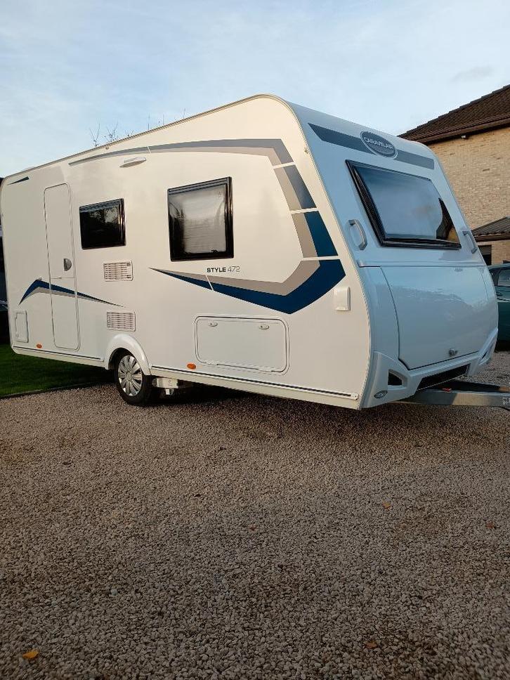 Caravan Caravelair Alba Style 472  Bj.2023, Caravans en Kamperen, Caravans, Particulier, tot en met 3, 1000 - 1250 kg, Treinzit